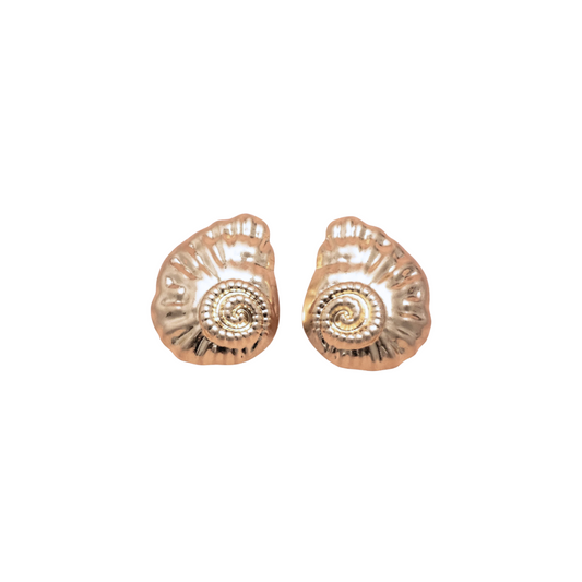 Brinco Snail Trama Dourado